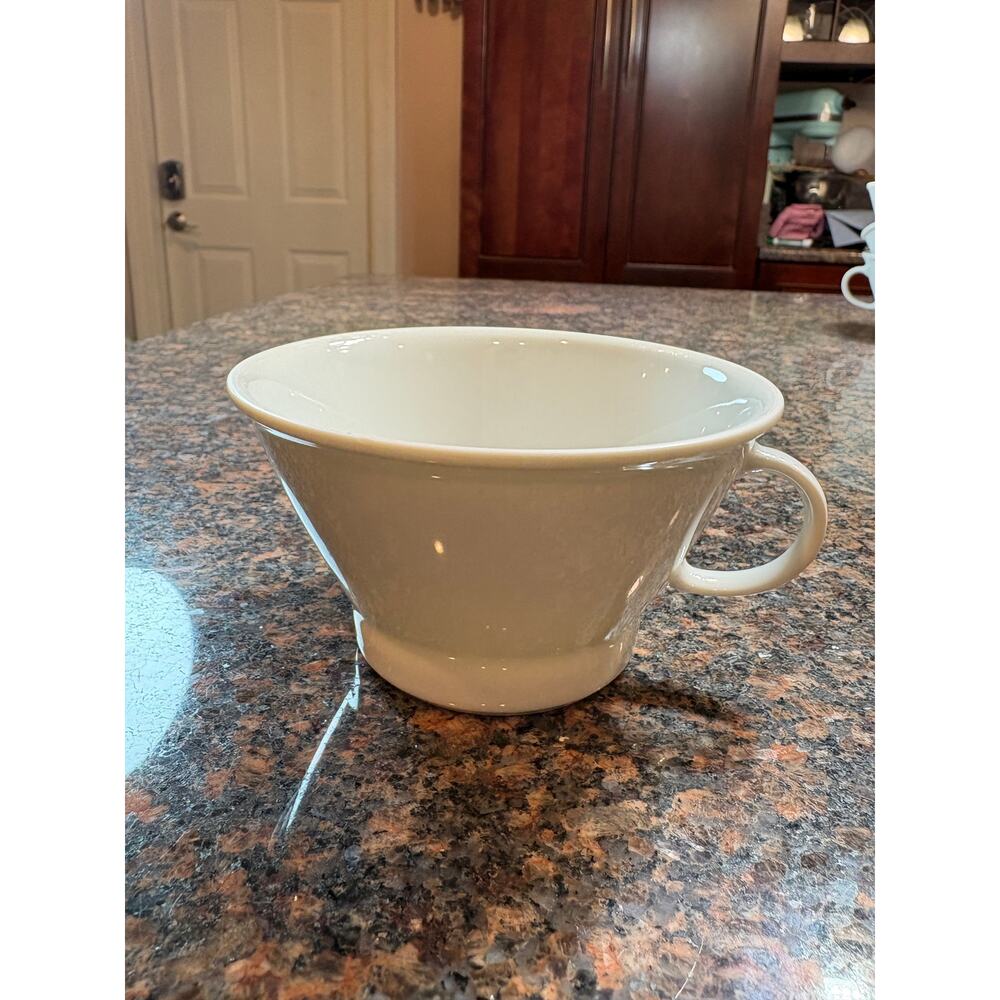 Crate & Barrel LOFT Design by Winterling-Germany White Handled Bowl/Mug Set of 4 - Picture 8 of 9